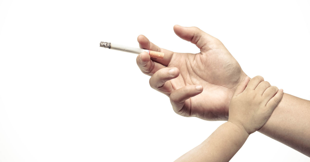 Avoid smoking during breastfeeding