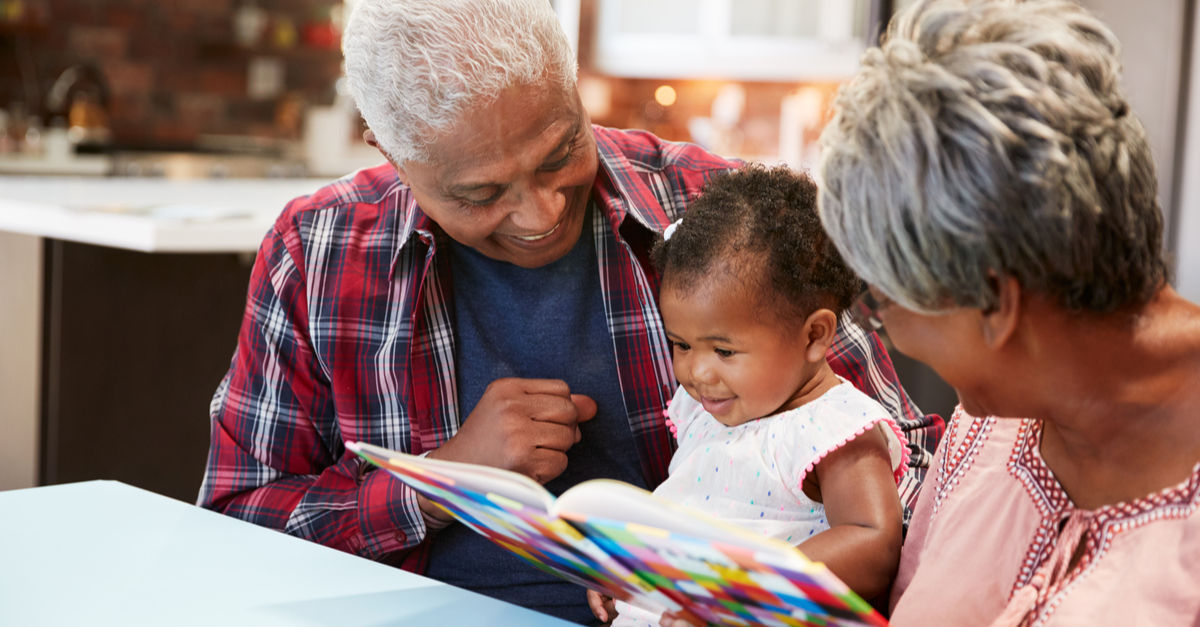 Grandparents are great in helping out